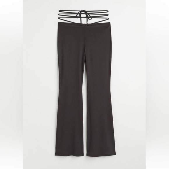 Divided Pants - Black Boot Cut Flare Pants